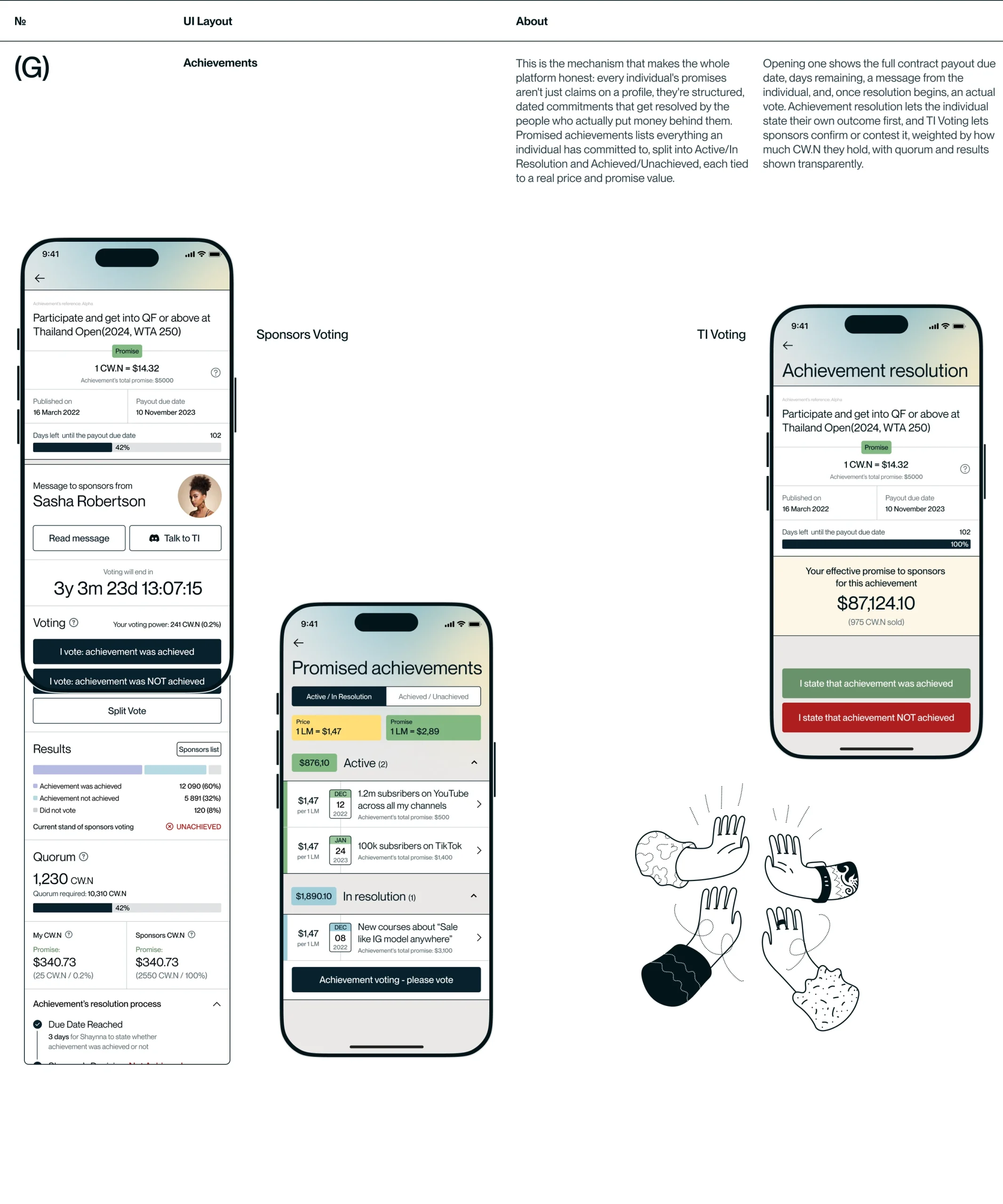 app design Fintech Mobile app Investment product design  ui design Spo-03
