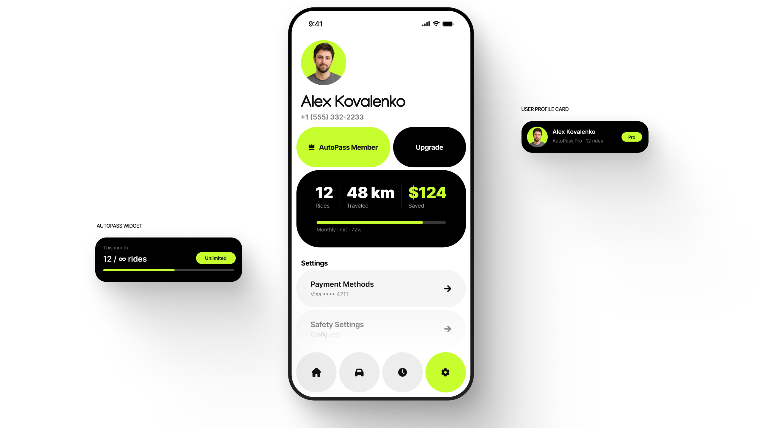 app design taxi Web Design  ux UIUX branding  brand identity app landi-08