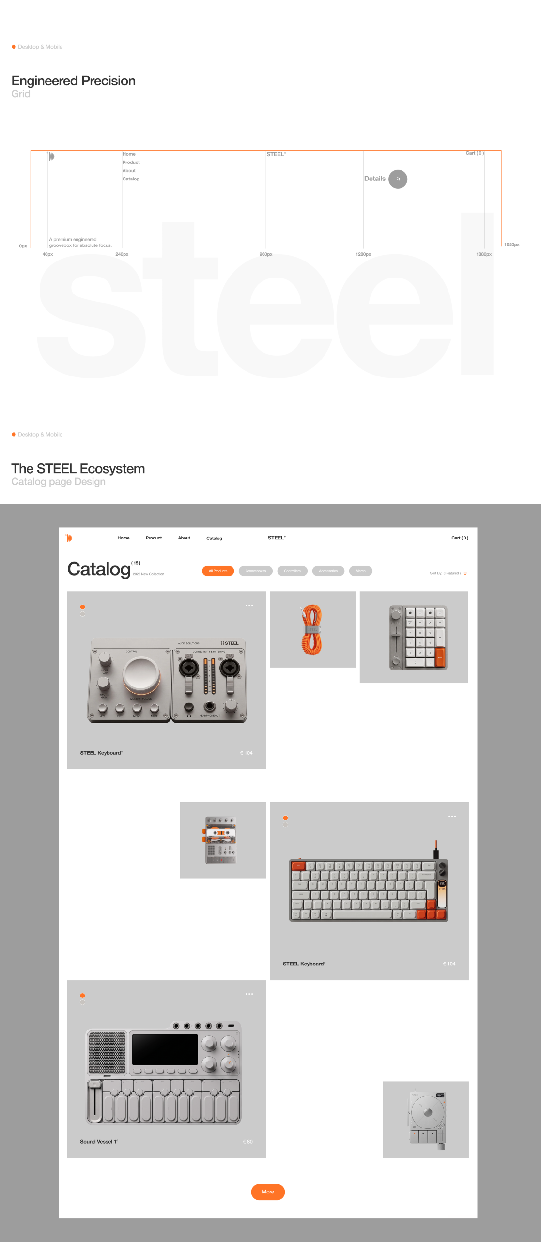e-commerce music Web Design  shop brand identity visual identity desig-05
