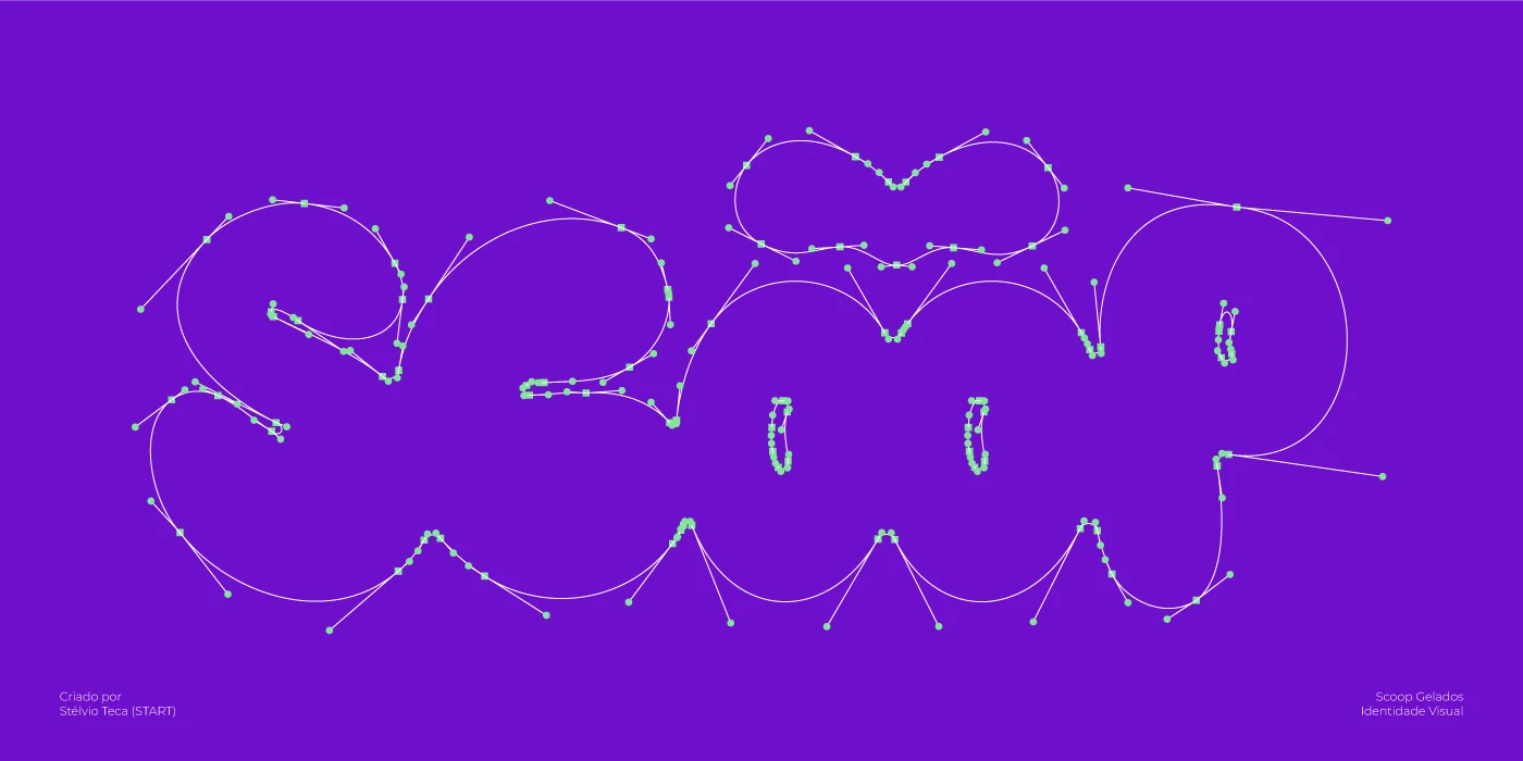 ice cream visual identity Logo Design adobe illustrator branding  Grap-5