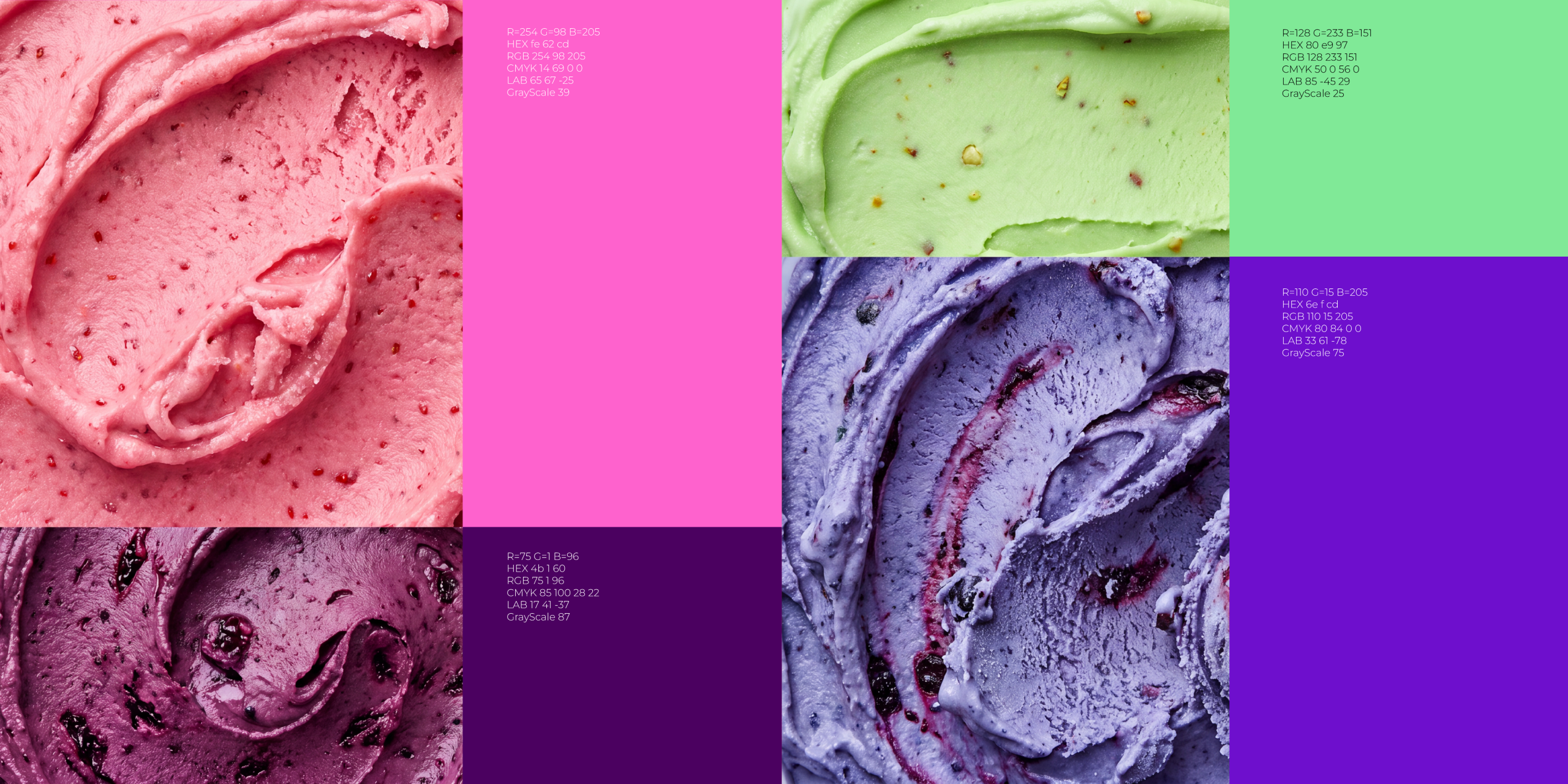 ice cream visual identity Logo Design adobe illustrator branding  Grap